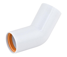 Rörböj Vit 45° Ø32 mm Faluplast